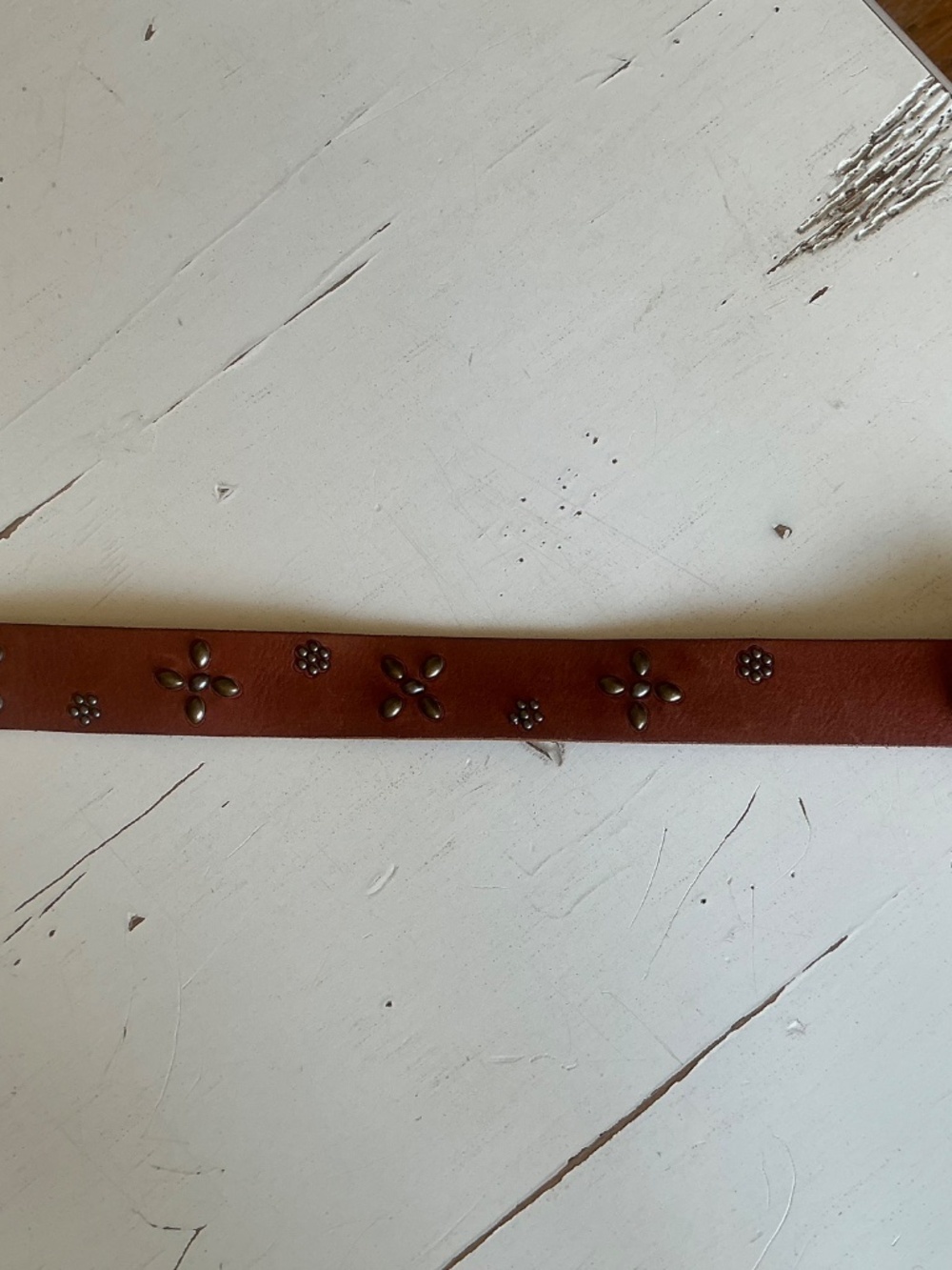 American Eagle studded leather belt Large - Picture 4 of 15